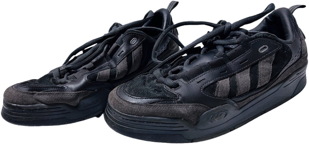 yk Adidas Originals ADI2000 Triple Black Shoes GX4634 Chunky Y2K