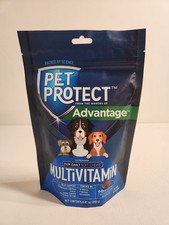 Pet Protect Dog Multivitamin Soft Chews 60 Count Chicken Vet Formula