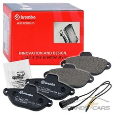 BREMBO BREMSBELÄGE BREMSKLÖTZE SATZ +VW VORNE FÜR FIAT 500 C 1.3 1.4 BJ AB 07-