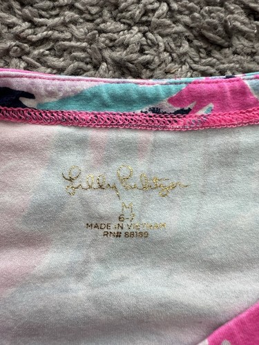 Lilly Pulitzer Mini Sophie Dress Girls Size Medium (6-7) Style 001314 Tiny Flaw - Picture 3 of 18