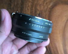 Rayqual Japan Len Nikon G to Sony E-Mount Adapter Rare Excellent Conditon