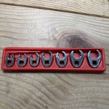 Snap On 7 Piece 3/8” Flare Nut Crow Feet Set 3/8” - 3/4” - FRH120S - FRH240S