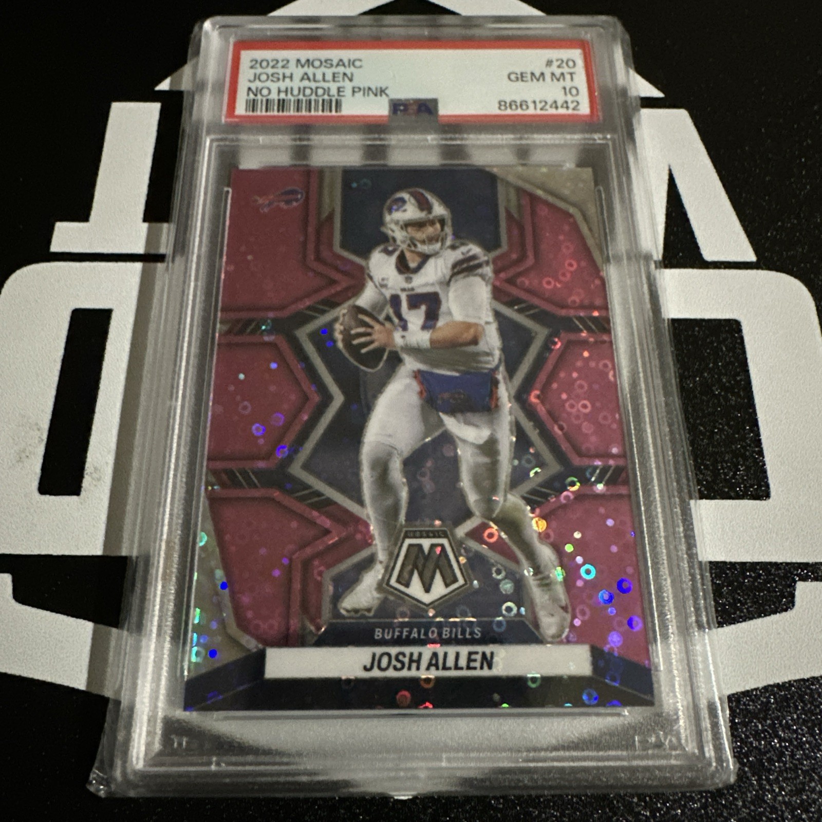 2022 Panini Mosaic Josh Allen No Huddle Pink Disco /20🔥🔥