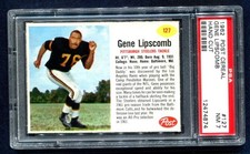 1962 Post #127 Gene Lipscomb (Steelers) (AB13) PSA 7 (Flat Rate Ship)