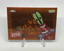 2025 Topps Chrome SpongeBob SONGS SONGS The very first Christmas 22/25 Orange 