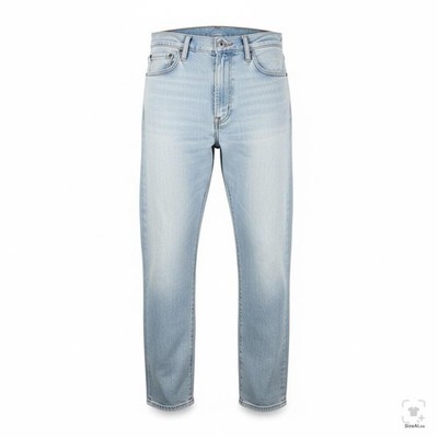 Levis S40154 Jeans Mens 34x34 Blue Light Wash Straight Stretch