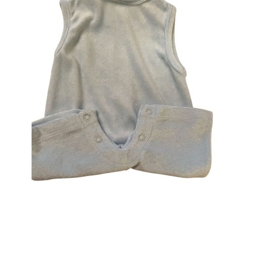 Mameluco Emma Jean Azul Terry Shortall Primavera 6M Niño Infantil Unisex Pastel - Imagen 5 de 18