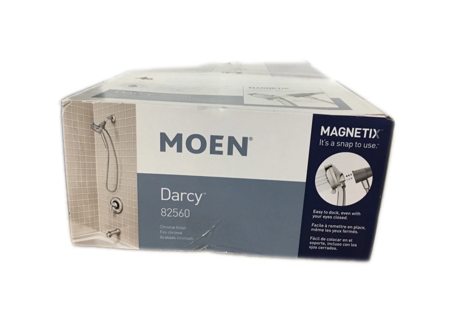 MOEN Darcy w/ Magnetix 1-Handle 6-Spray Tub Shower Faucet in Chrome w/ Valve
Opens in a new window o