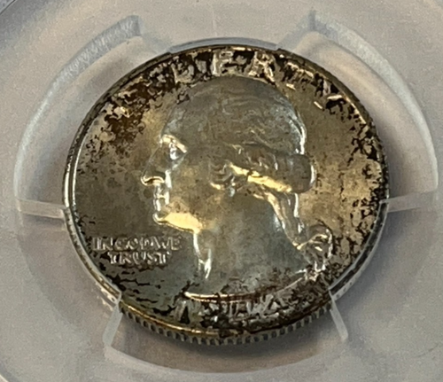 1944 D Washington Quarter 25C PCGS MS67 CAC - Green Sticker - Picture 3 of 12