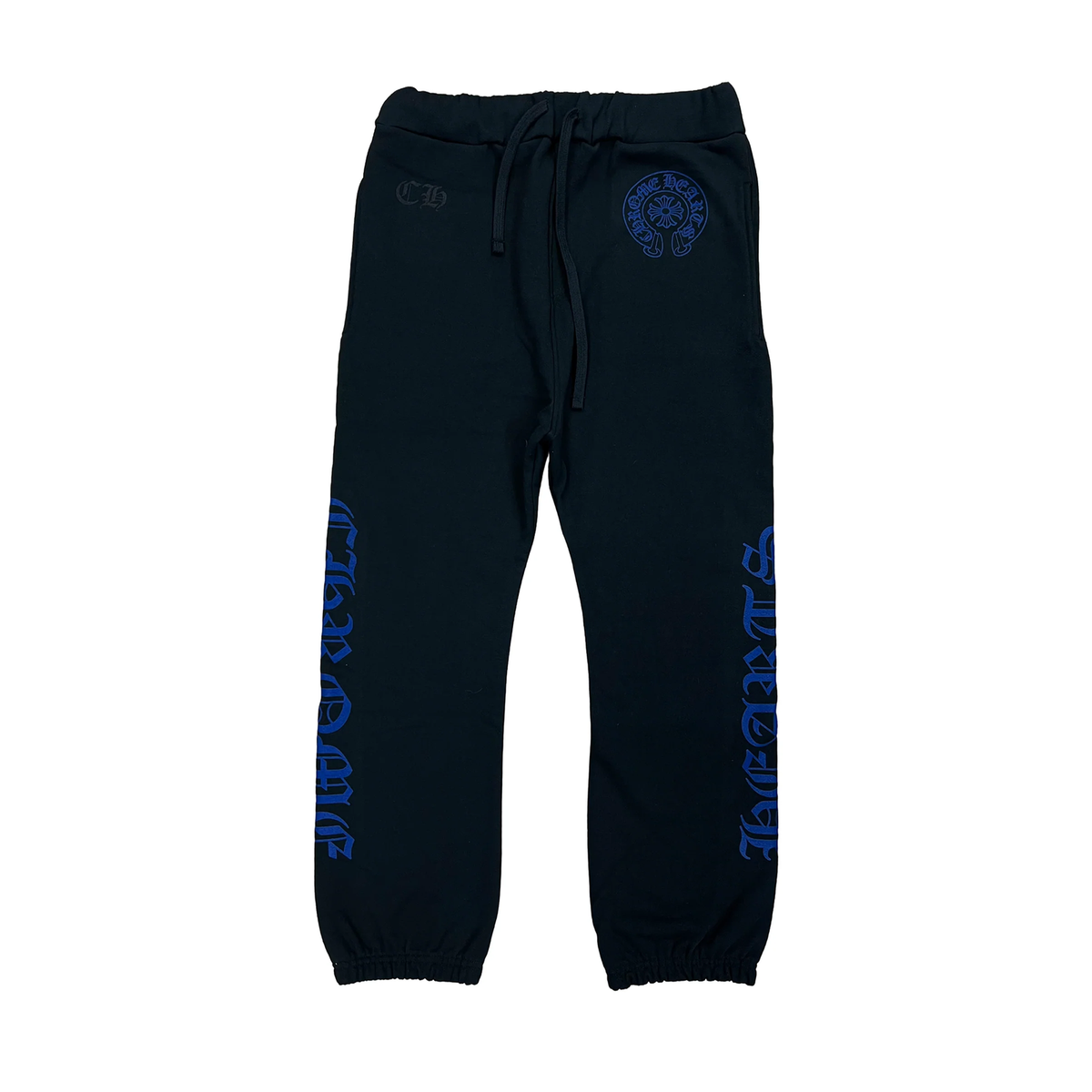 Chrome Hearts Horseshoe Logo Sweatpants Black/Blue | eBay