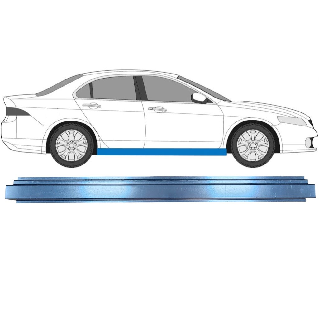 Inner sill repair panel for Honda Accord 2002-2008 / Left = Right (symmetrical)