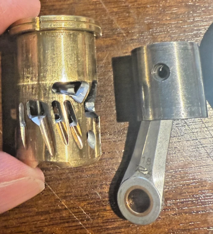 Novarossi/GIMAR .23 Mephisto Piston/Sleeve/Rod/Underhead Set for XL Stroke - Image 3 of 4