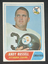 1968 Topps Andy Russell #163 *ROOKIE CARD* VG - crease at bottom. rookie card picture