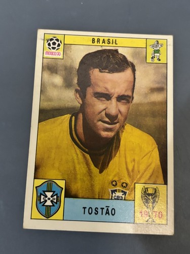 ORIGINAL PANINI 1970 WORLD CUP STICKER TOSTAO BRAZIL