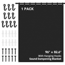 Suvony Large Sound Dampening Blanket,96" x 80" Absorbing Studio 1 PACK