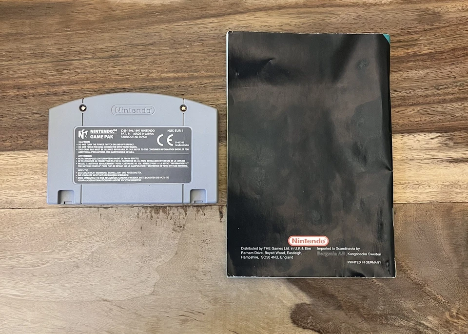 Super Mario 64 - Nintendo 64-Tested-With Manual-No Box - Image 2 of 2