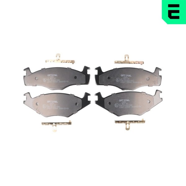 Bremsbelagsatz Scheibenbremse Optimal BP-09968 FüR 86C VW 6K1 Ibiza Polo 80 Seat-image