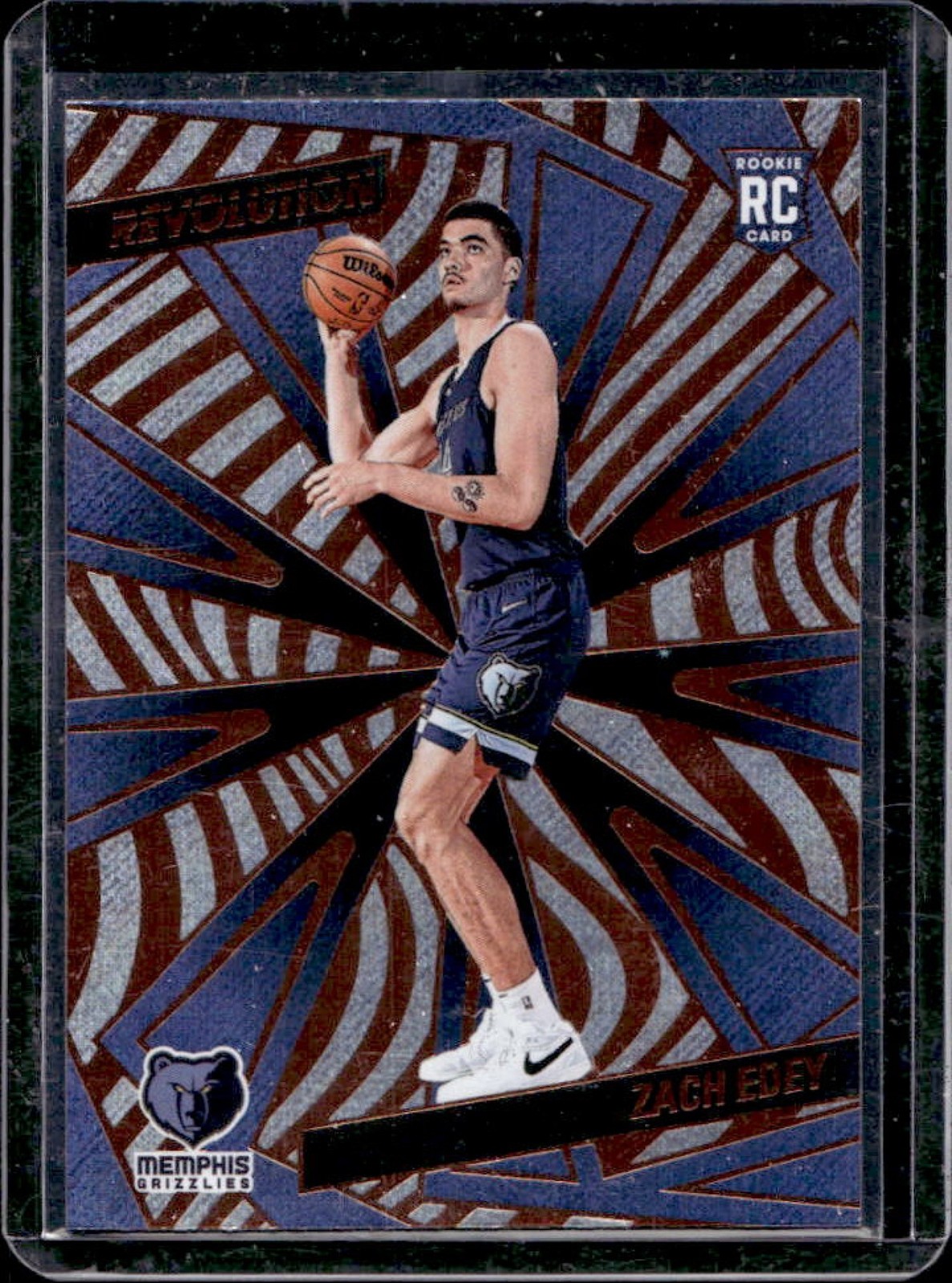 2024-25 Panini Revolution Zach Edey RC Rookie #134 Grizzlies