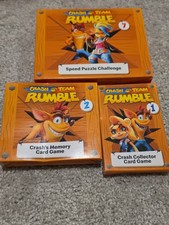 2023 McDonalds Crash Team Rumble Games 1, 2,  7 Kids Happy Meal Toy Set Of 3
