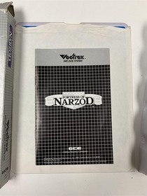 Fortress of Narzod Vectrex GCE 1982 - 100% COMPLETE CIB Box Manual Overlay Tray