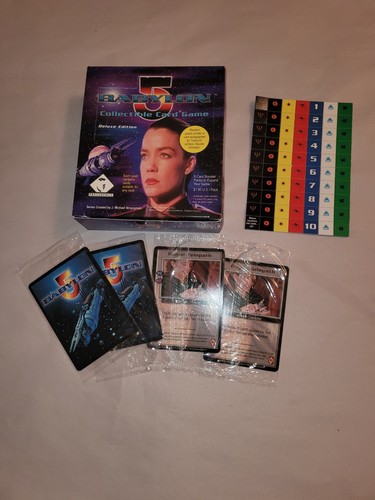Babylon 5 Deluxe Edition Collectible Card Game With 4 Rogue Telepath Cards New 