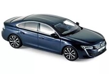 Miniature Car 1/43 Peugeot 508 2018 Dark Blue Diecast Highly Detailed