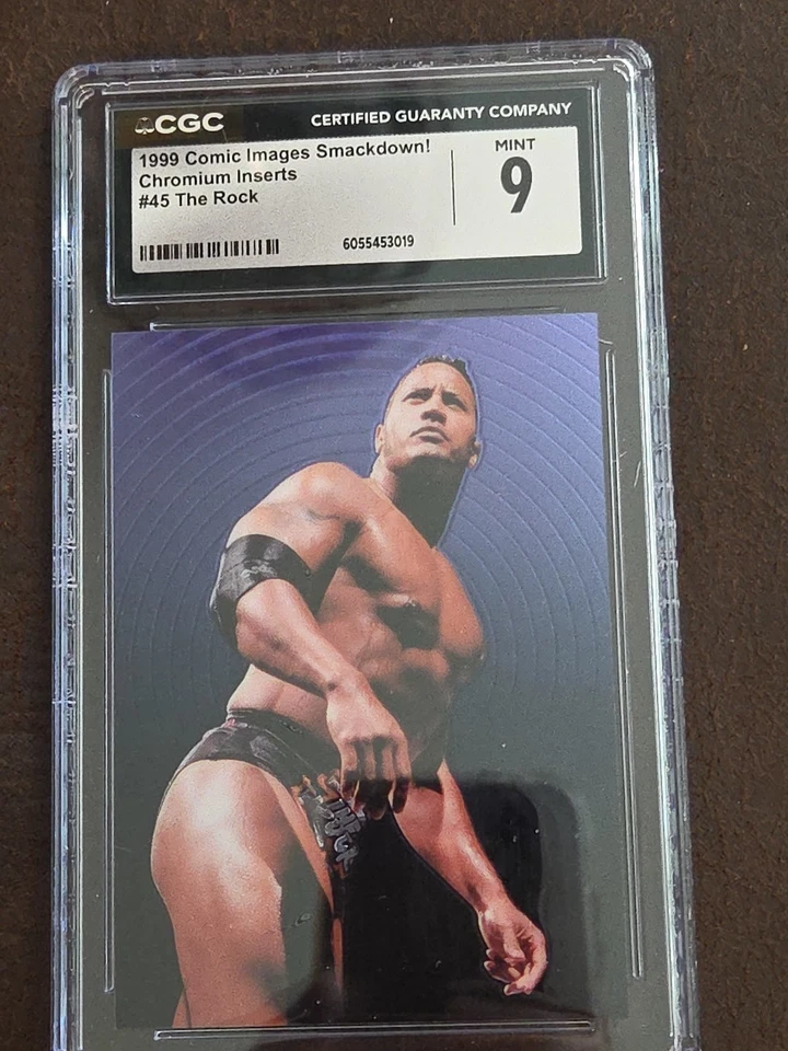 1999 WWF WWE SmackDown! The Rock #45 Comic Images CGC  Chromium Gem NXT  - Image 4 of 4