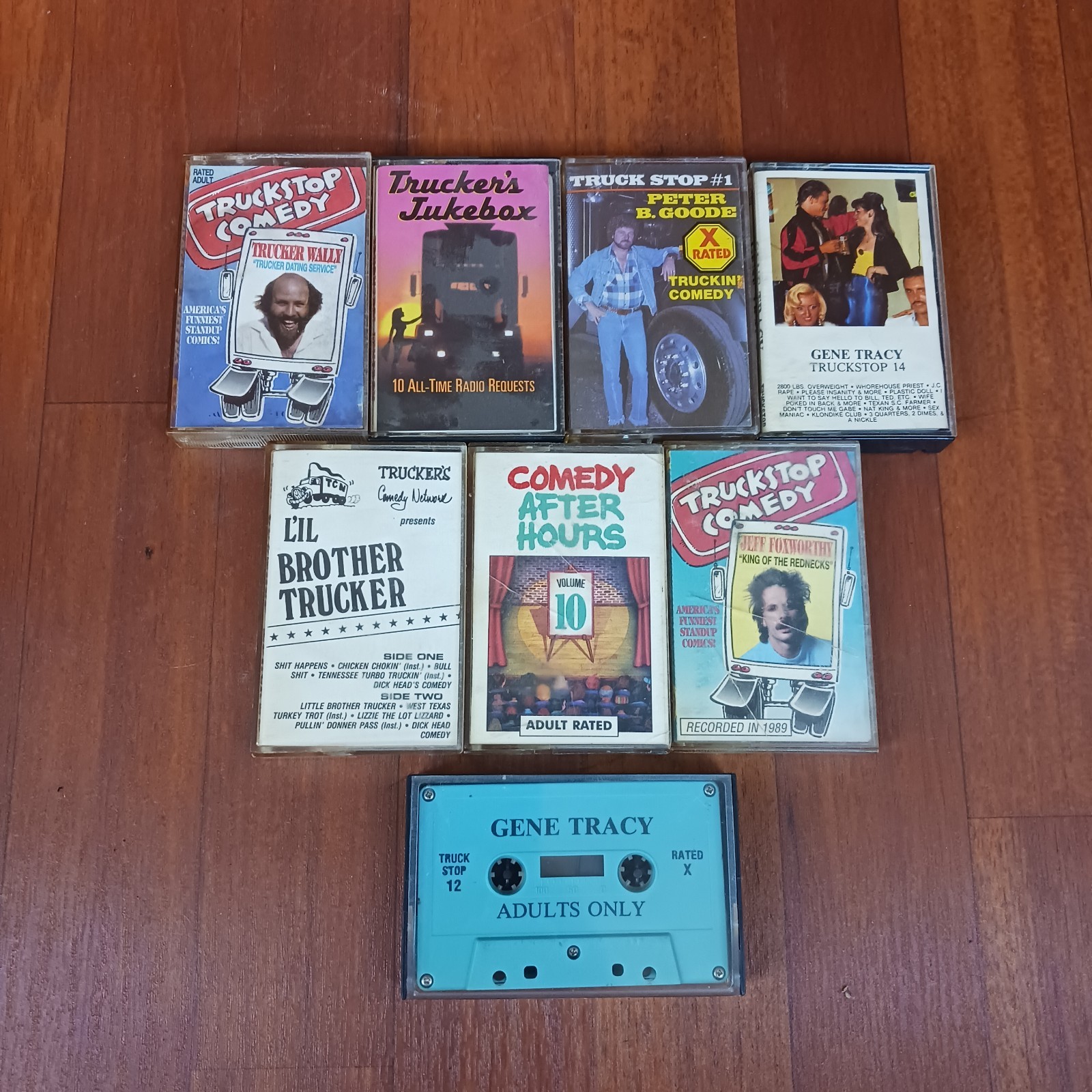 VTG Adult Humor Cassette Tape LOT Tasteless Trucker Music Sex Joke Parody Songs