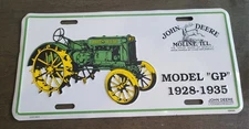 Vintage John Deere License Plate