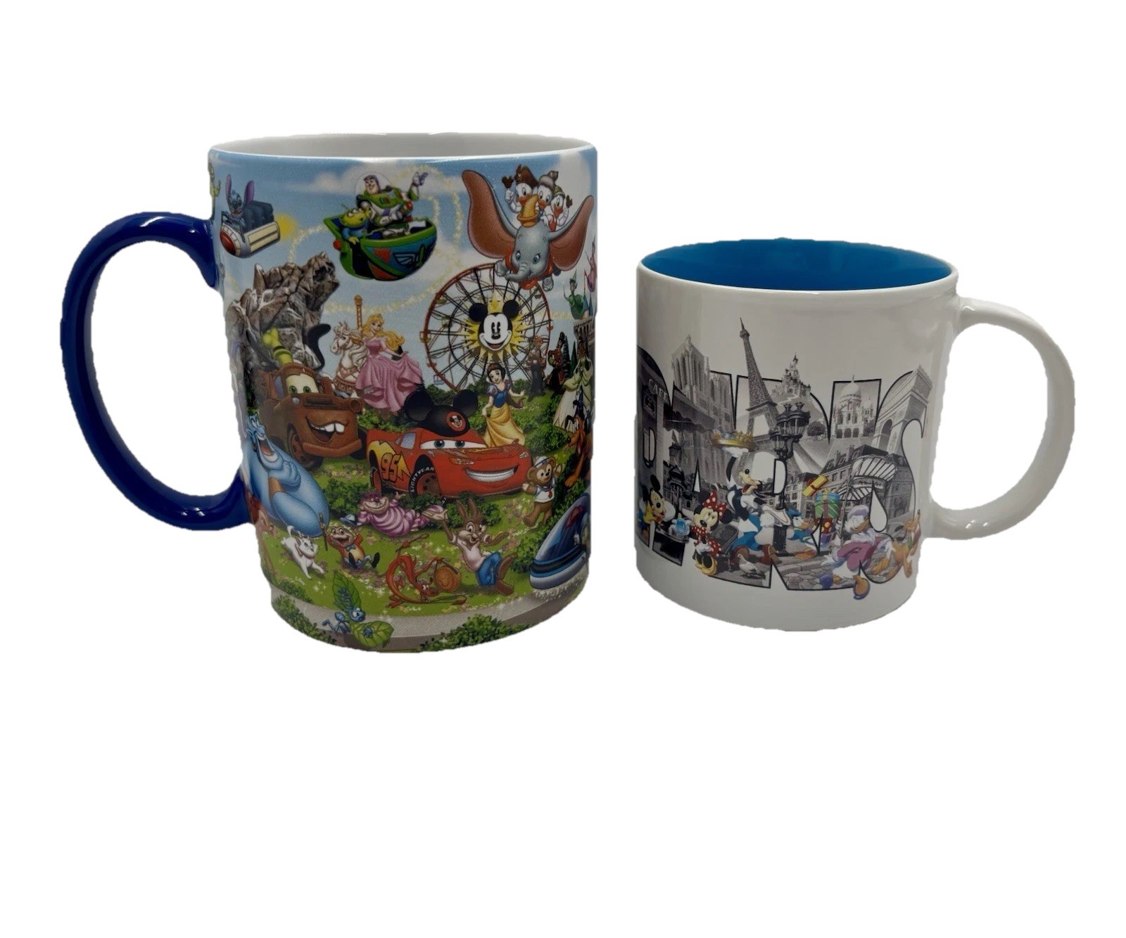 Disney Parks Mug Lot Disneyland Paris Japan & Walt Disney World Pixar Characters