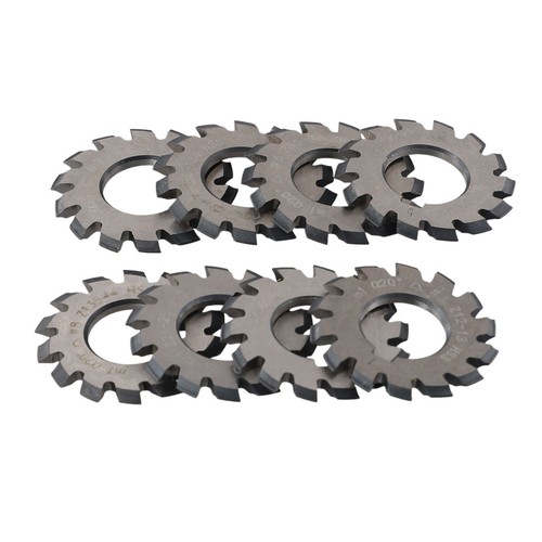 8* HSS M1 Diameter 22mm PA20° 20 Degree #1-8 Involute Gear Cutters Tools New - Picture 8 of 24