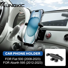Car Gravity Phone Holder for Fiat 500 2008-2023 Abarth 595 2012-2017 2018 2019 2