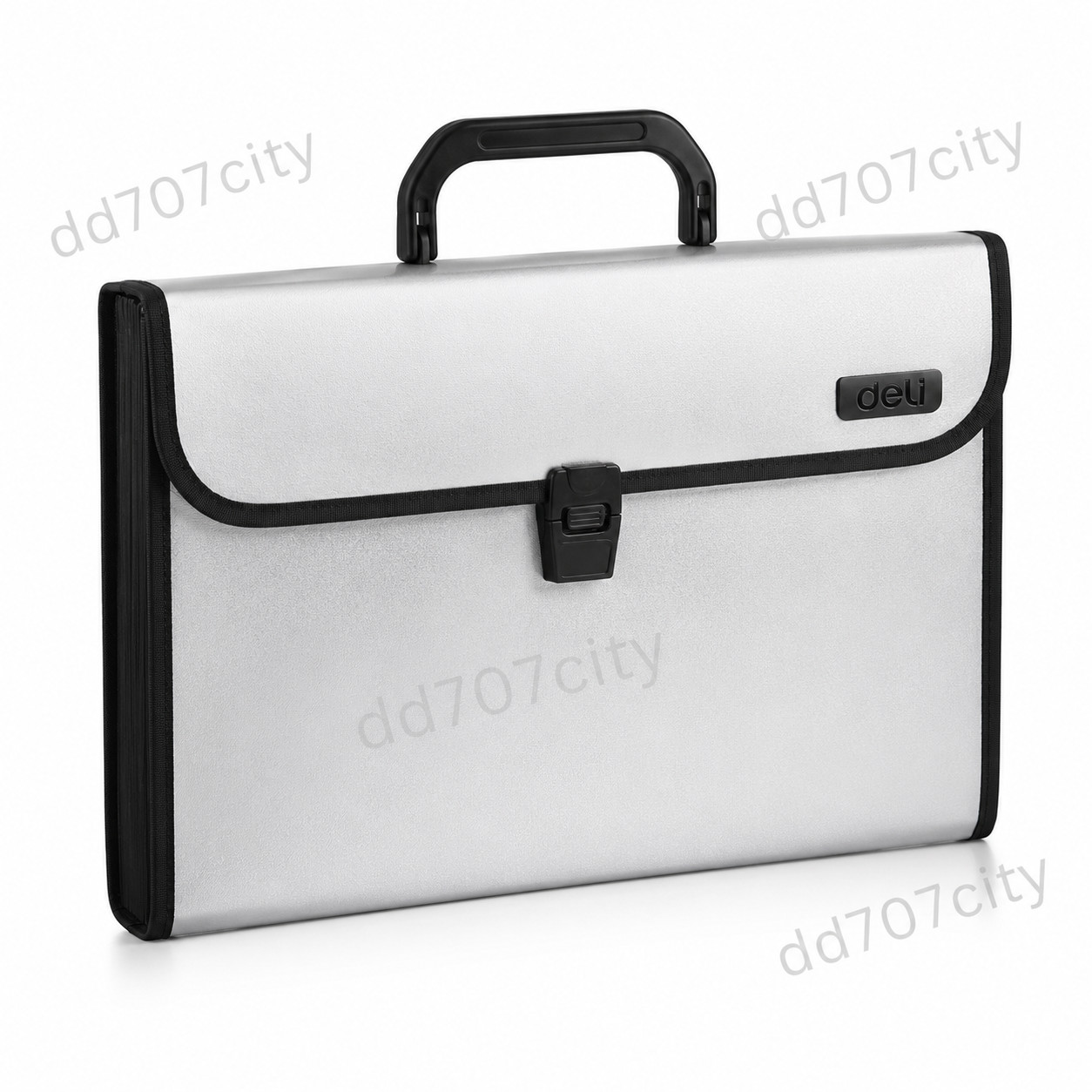 12 Pocket Expanding File Folder Accordion Organizer Letter Size Documents Silver