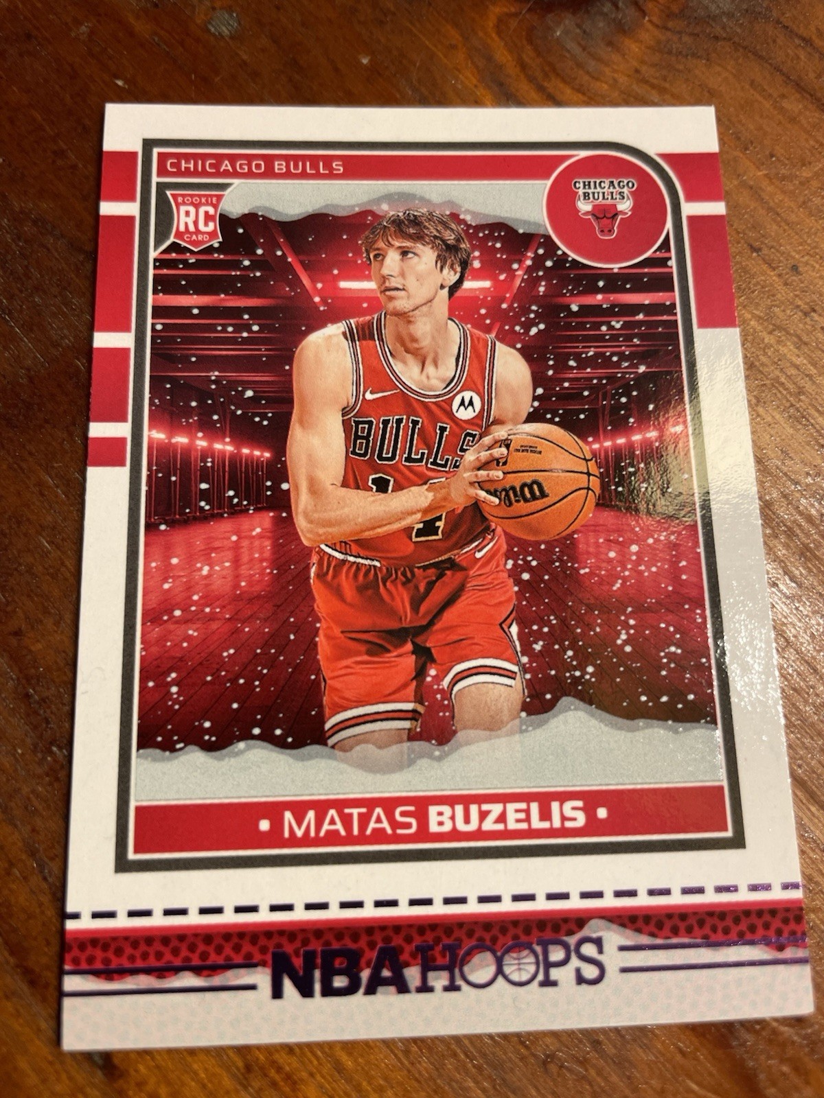2024-25 Panini Nba Hoops - Rookies Matas Buzelis #241 Winter Purple Parallel RC