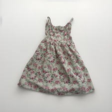 Janie and Jack size 10 girls green dress floral pattern pink