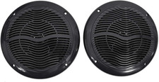 Pair RMC65B 600W 6.5" Marine Boat Speakers 4-Ohm, Waterproof, 2-Way Audio, Durab