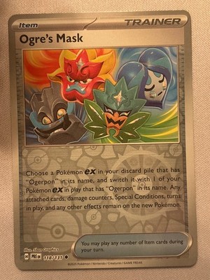 Ogre's Mask Reverse Holo Uncommon SV: Prismatic Evolutions 118/131 NM