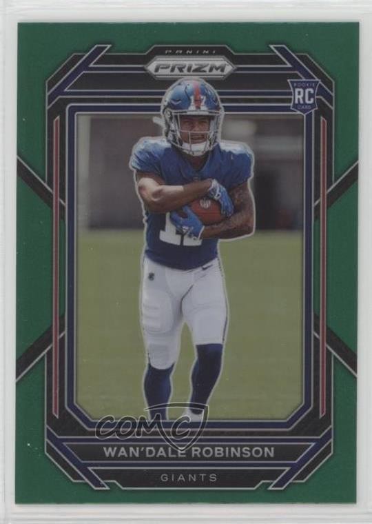 2022 Panini Prizm Rookies Green Prizm Wan'Dale Robinson #315 Rookie RC 1qf1