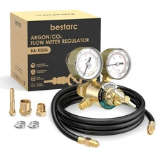 Gas Regulator Argon CO2 for MIG TIG Welding with 9.8ft Hose Pressure Gauge