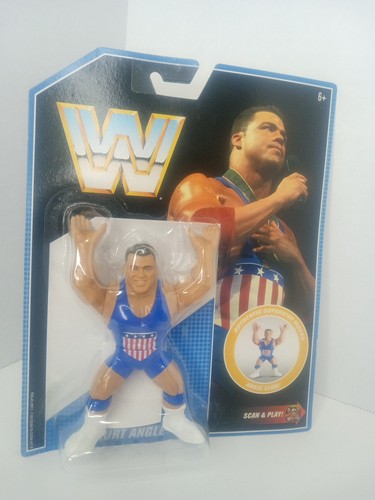 Mattel WWE Retro Series 7 Kurt Angle Action Figure...