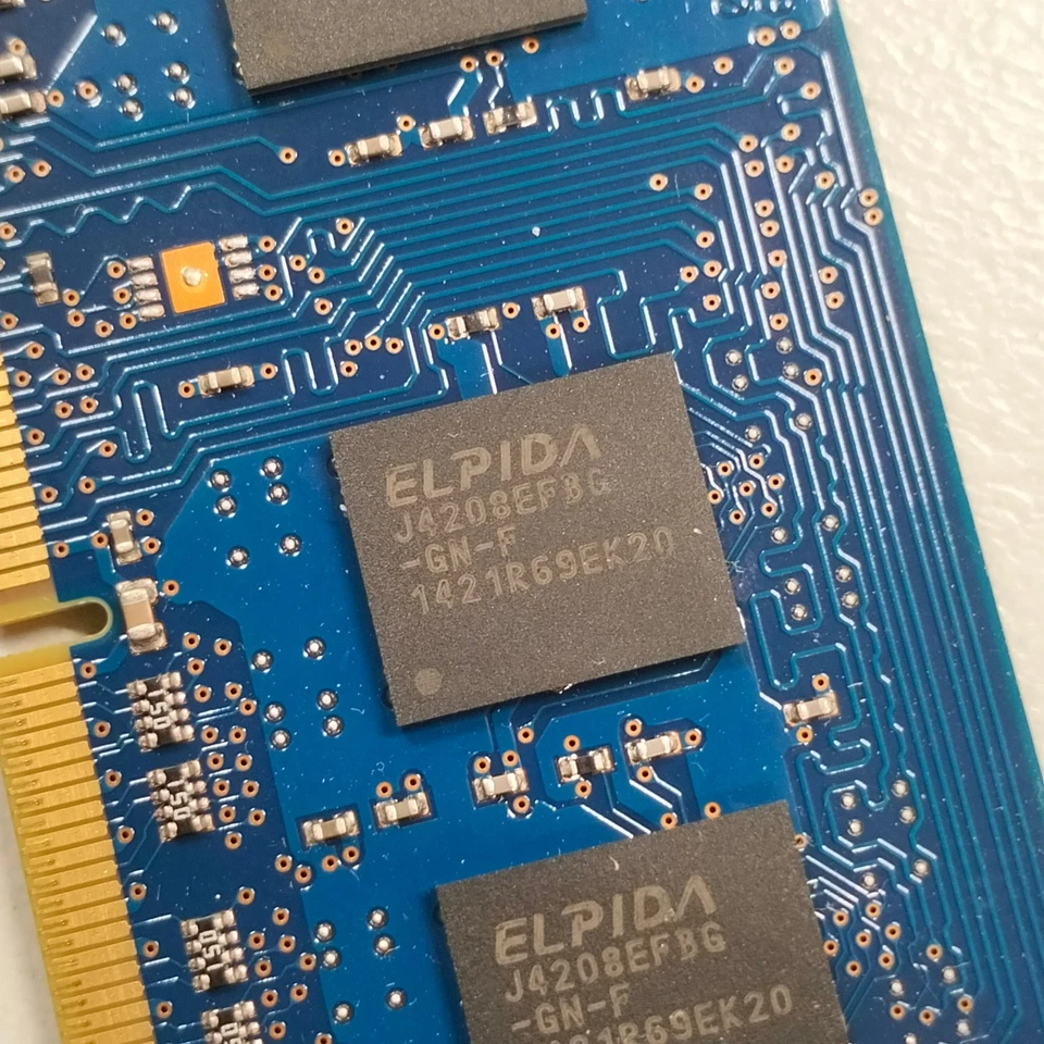 Elpida 4GB DDR3L RAM PC3-12800 1600MHz 1.35V 204 Pin SODIMM EBJ40UG8EFU0-GN-F - Image 4 of 4
