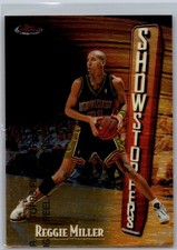 1997-98 Finest #240 Reggie Miller Showstoppers Indiana Pacers