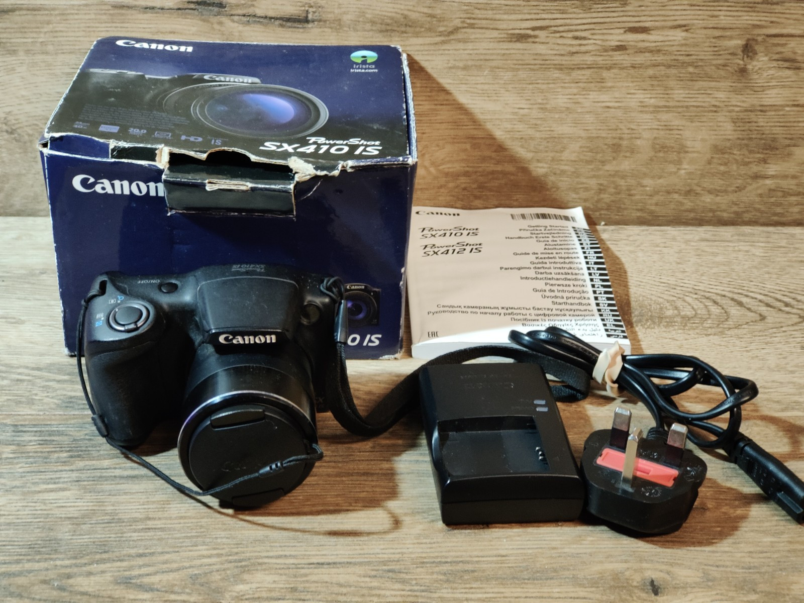 Canon PowerShot SX410 IS 20.0MP Digital Camera - Black