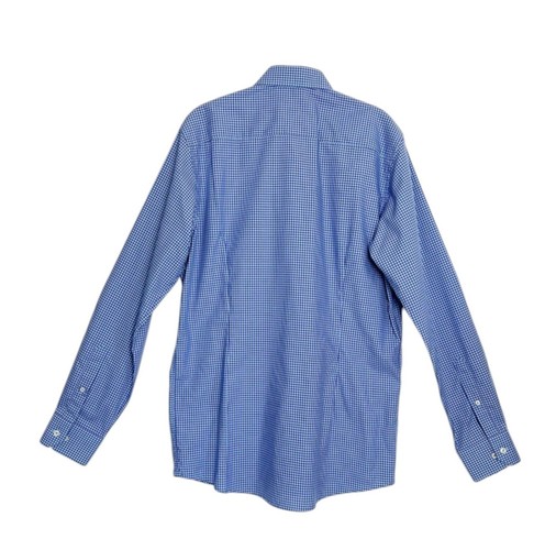 ETON Men's Contemporary Fit Plaid Cotton Button Up Shirt in Purple/Blue - Picture 2 of 5