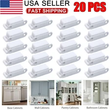 20 PCS Magnetic Door Catches Kitchen Cupboard Cabinet Door Latch Catch Closures