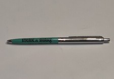 Vintage STEAK n SHAKE Promo Paper Mate Ink PEN USA restaurant advertising 