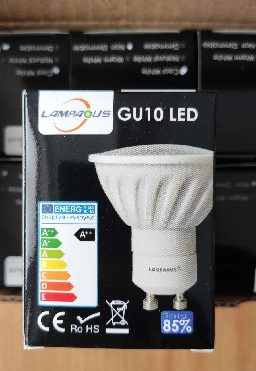 10 x GU10 LED spotlight bulbs Natural white 5w New | eBay UK