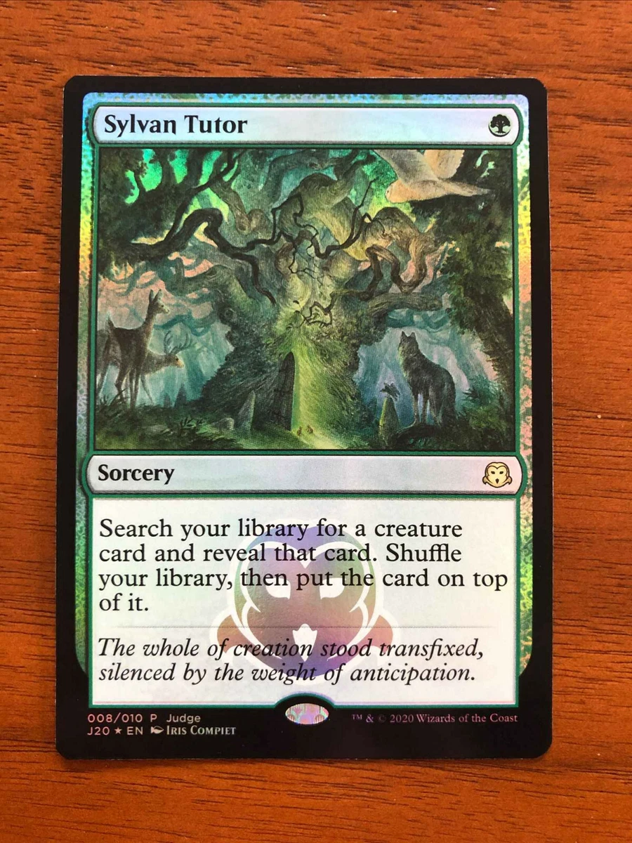価格は安く foil プロモ・森の教示者/Sylvan Tutor マジック:ザ