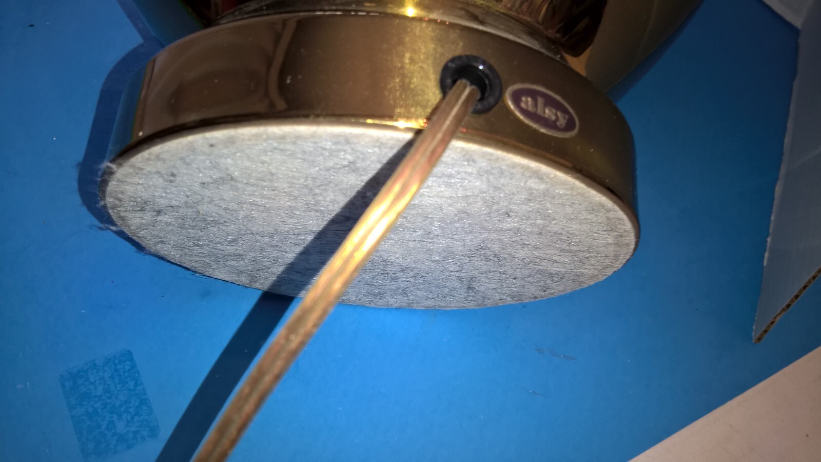 Vintage ALSY BRASS Table LAMP Hollywood Regency Beautiful Lamp!