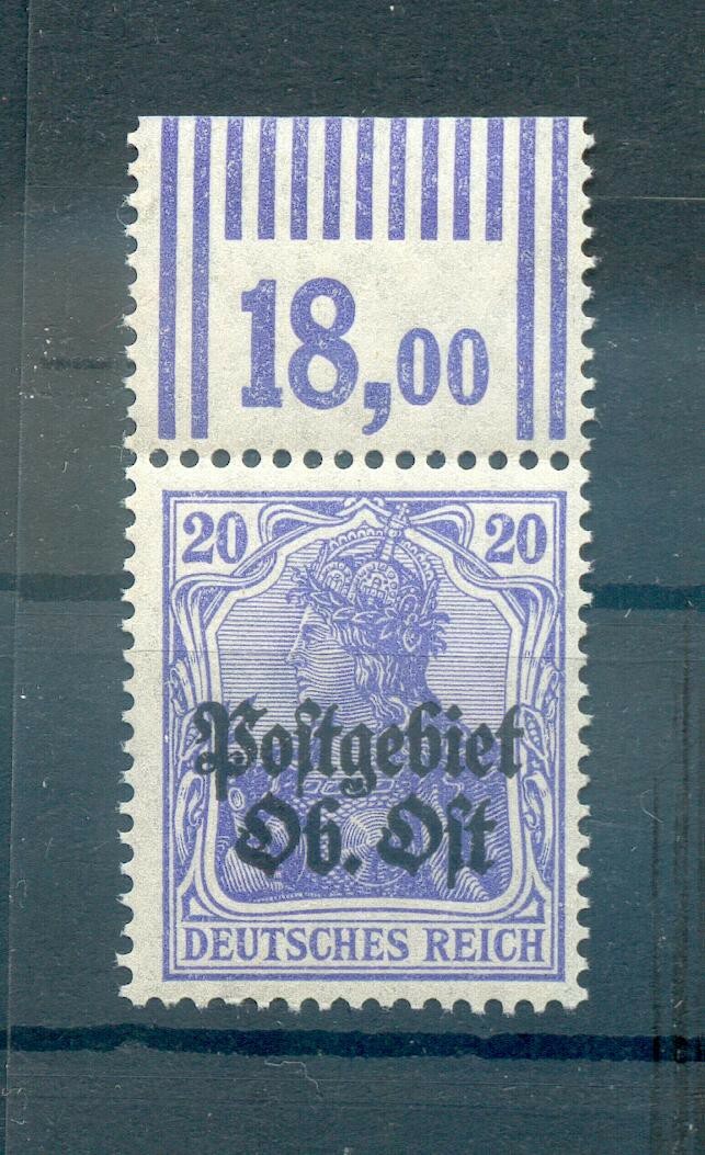 Ober-Ost 8c Wor Oberrand** Mnh Postfrisch 40EUR (73694
